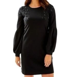 Elegant Black Long Sleeve Dress